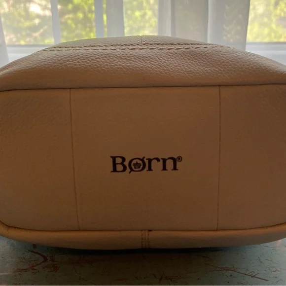 Born Crossbody Leather Bag Dove NWT - Picture 7 of 15